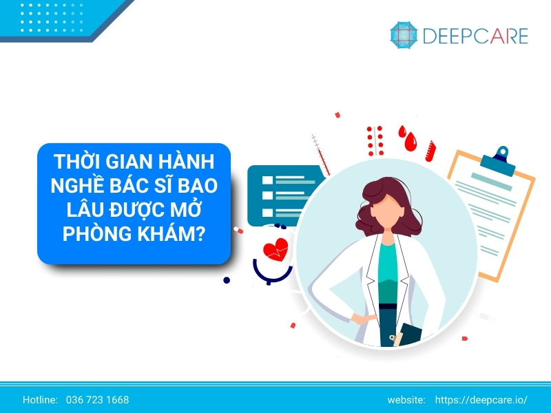 Giải đáp bác sĩ bao lâu được mở phòng khám?